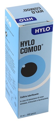 HYLO COMOD GOCCE OCULARI IALURONATO DI SODIO 1% FLACONCINO 10 ML - farmaidea24.com