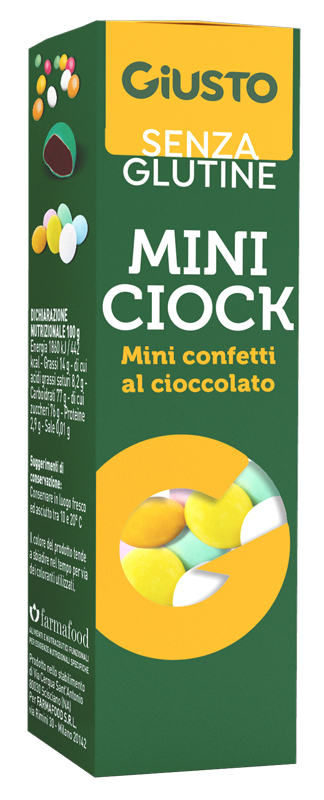 GIUSTO SENZA GLUTINE MINI CIOCK 40 G - farmaidea24.com