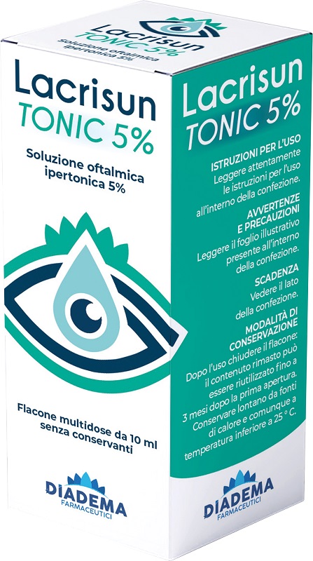 SOLUZIONE OFTALMICA IPERTONICA LACRISUN TONIC 5% 10 ML - farmaidea24.com