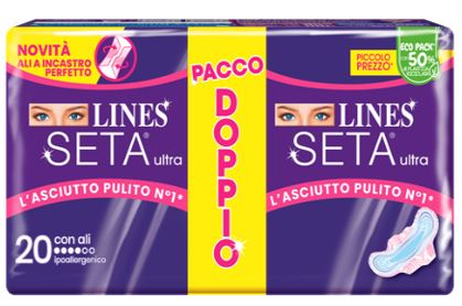 LINES SETA ULTRA ASSORBENTI ALI VP 20 PEZZI - farmaidea24.com