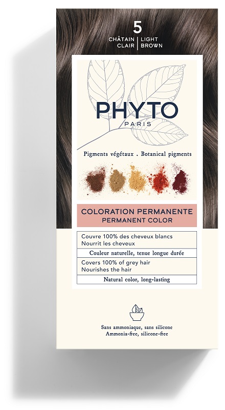 COLOR KIT 5 CASTANO CHIARO LATTE RIVELATORE 50 ML + CREMA COLORANTE 50 ML + MASCHERA PROTETTIVA COLORE 12 ML + GUANTI - farmaidea24.com