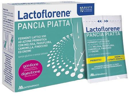 LACTOFLORENE PANCIA PIATTA 10 BUSTINE - farmaidea24.com