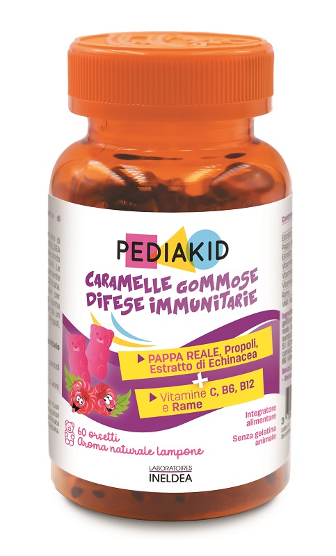 PEDIAKID DIFESE IMMUNITARIE 60 ORSETTI GOMMOSI - farmaidea24.com