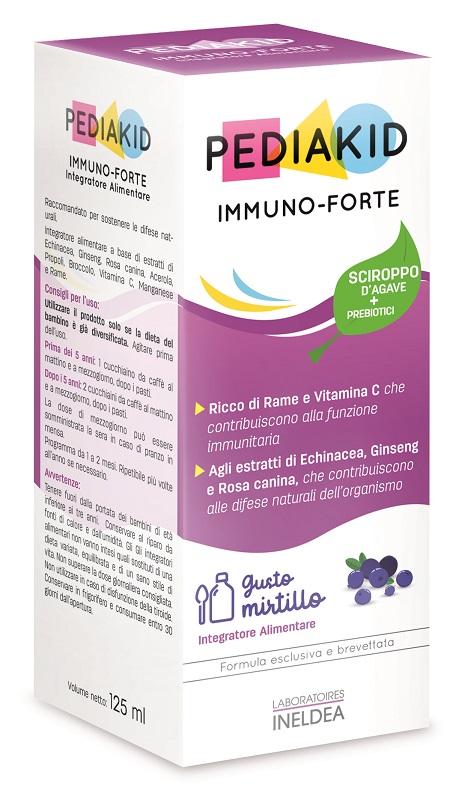 PEDIAKID IMMUNO FORTE SCIROPPO 125 ML - farmaidea24.com