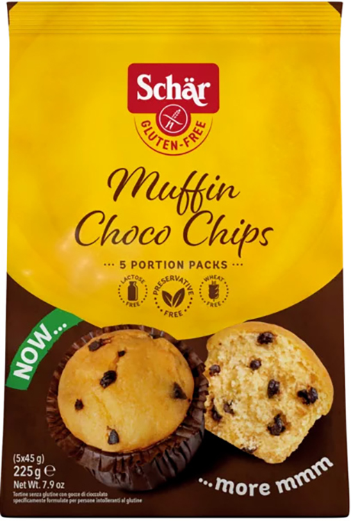 SCHAR MUFFIN CHOCO CHIP 225 G - farmaidea24.com