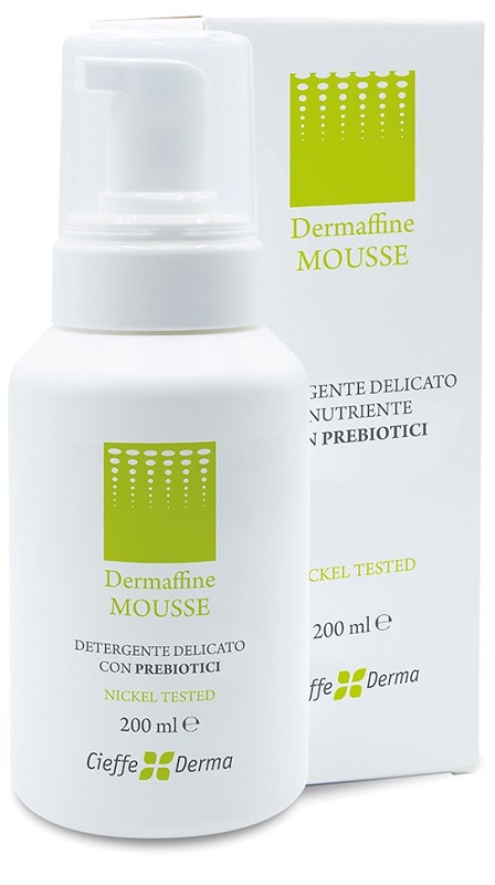 DERMAFFINE MOUSSE DETERGENTE DELICATO E NUTRIENTE CON PREBIOTICI 200 ML - farmaidea24.com