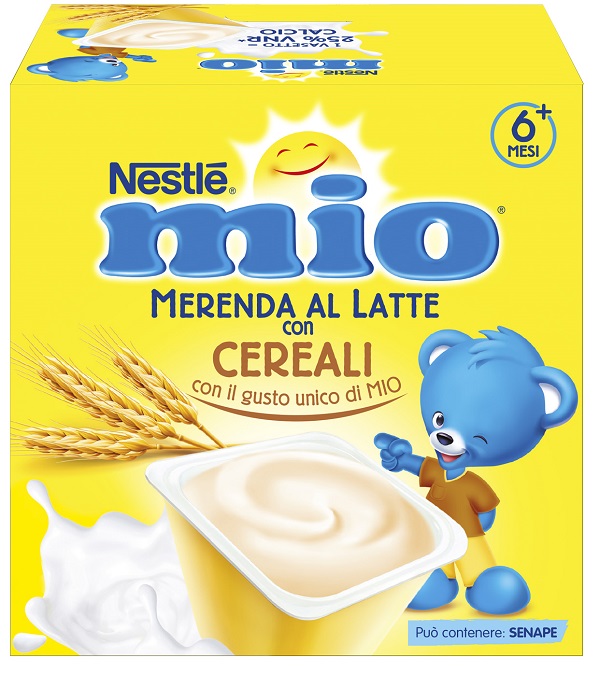 MIO MERENDA AL LATTE CEREALI 4 PEZZI DA 100 G - farmaidea24.com