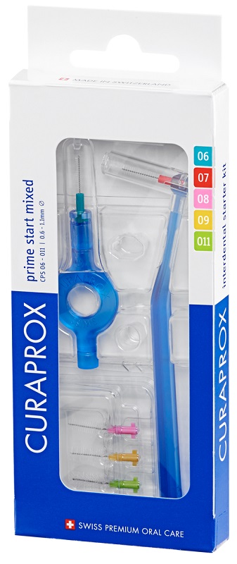 CURAPROX CPS PRIME START MIXED PACK WITH CPS 06 -011 +UHS 409 + UHS 470 BLUE HOLDERS + CAPS - farmaidea24.com