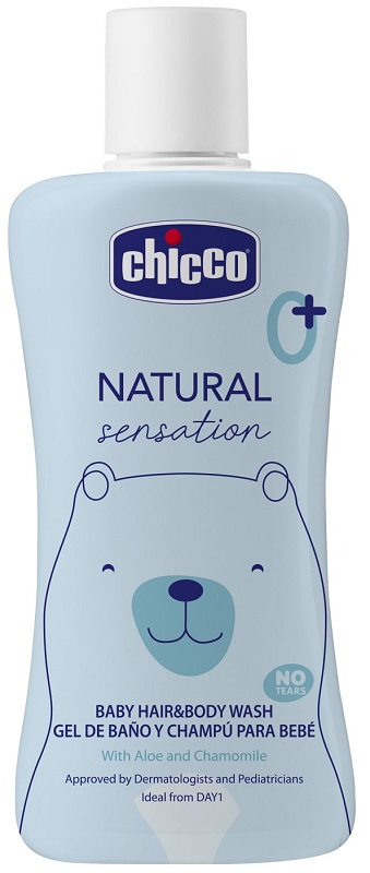 CHICCO NATURAL SENSATION BAGNO SHAMPOO 200 ML - farmaidea24.com