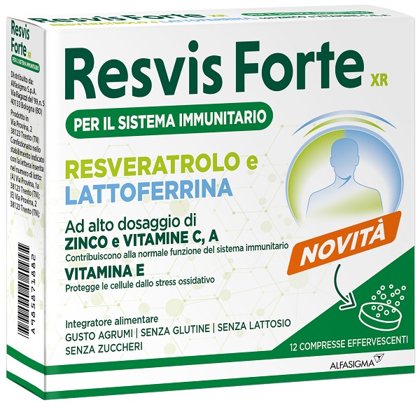 RESVIS FORTE XR 12 COMPRESSE EFFERVESCENTI - farmaidea24.com