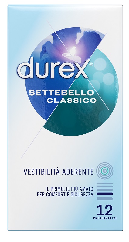PROFILATTICO DUREX SETTEBELLO CLASSICO 12 PEZZI - farmaidea24.com