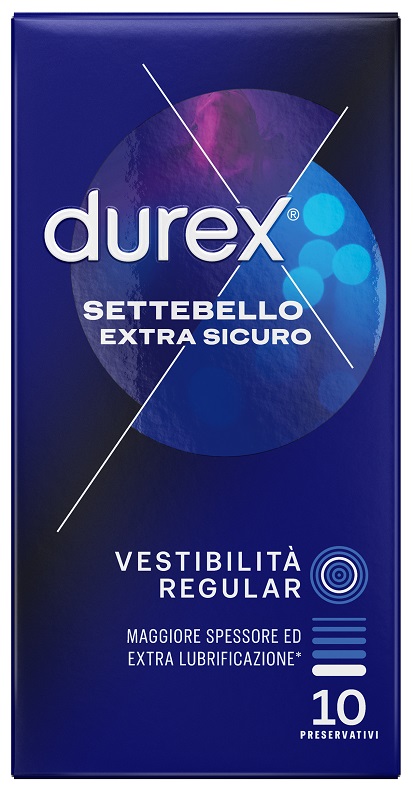 PROFILATTICO DUREX SETTEBELLO EXTRA SICURO 10 PEZZI - farmaidea24.com