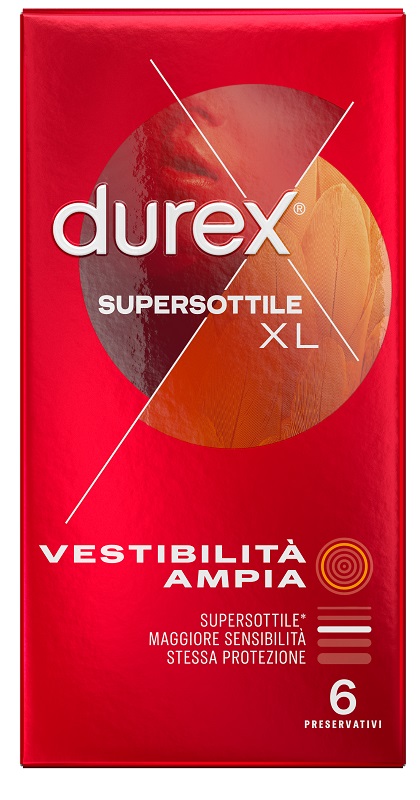 PROFILATTICO DUREX SUPERSOTTILE XL 6 PEZZI - farmaidea24.com