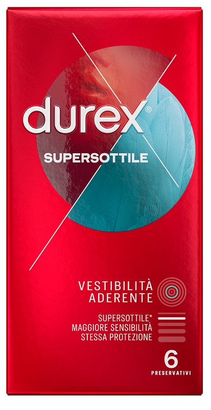 PROFILATTICO DUREX SUPERSOTTILE CLOSE FIT 6 PEZZI - farmaidea24.com