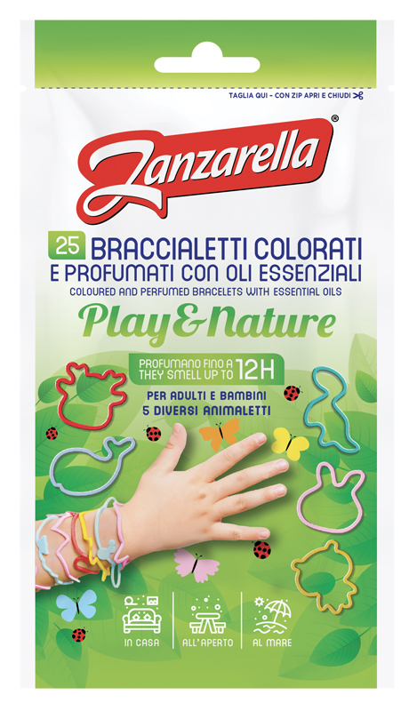 ZANZARELLA BRACCIALETTI PALY&NATURE 25 PEZZI - farmaidea24.com
