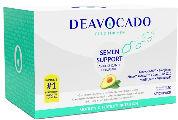 DEAVOCADO SEMEN SUPPORT UOMO 30 STICKPACK - farmaidea24.com