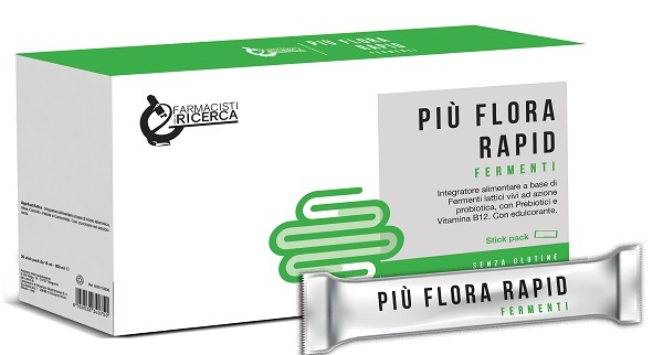 FARMACIA SCIANNAME' PIU' FLORA RAPID FERMENTI 12 STICK - farmaidea24.com