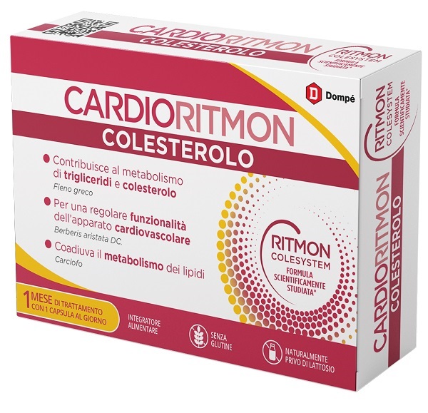 CARDIORITMON COLESTEROLO 30 CAPSULE - farmaidea24.com
