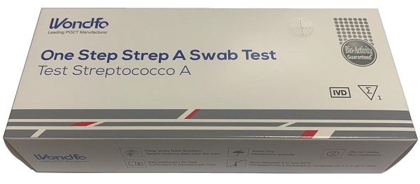 TEST AUTODIAGNOSTICO ONE STEP STREP A RILEVAZIONE QUALITATIVA ANTIGENI STREPTOCOCCO A IN TAMPONE FARINGEO 1 PEZZO - farmaidea24.com