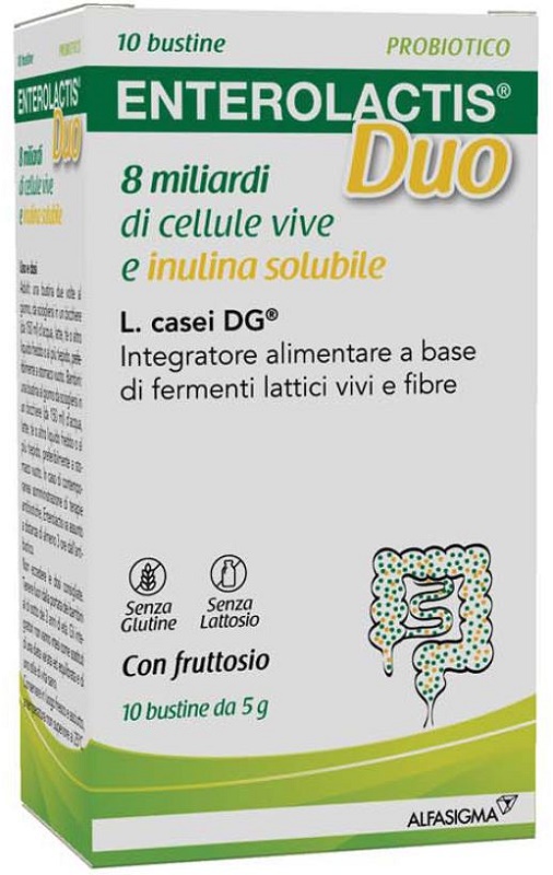 ENTEROLACTIS DUO INULINA 10 BUSTINE 5 G - farmaidea24.com