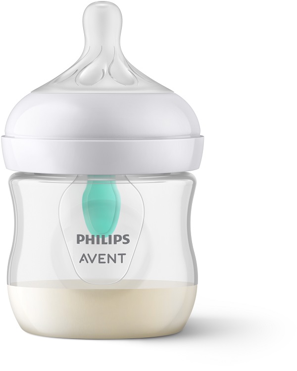 AVENT BIBERON NATURAL RESPONSE DA 125ML CON VALVOLA AIRFREE TETTARELLA FLUSSO 2 - farmaidea24.com