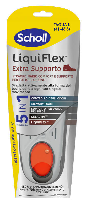 SCHOLL LIQUIFLEX EXTRA SUPPORT TAGLIA LARGE - farmaidea24.com