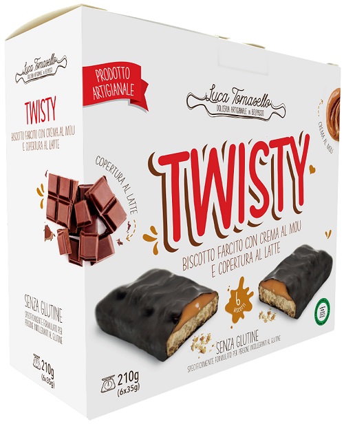 TWISTY BISCOTTO CON CREMA MOU RB SENZA GLUTINE 210 G - farmaidea24.com