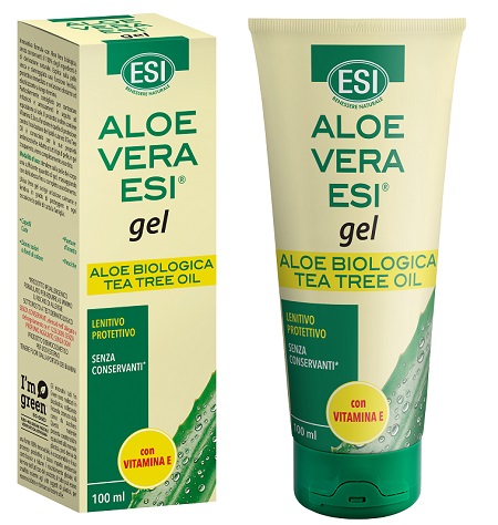 ESI ALOE VERA GEL TEA TREE CON VITAMINA E 100 ML - farmaidea24.com