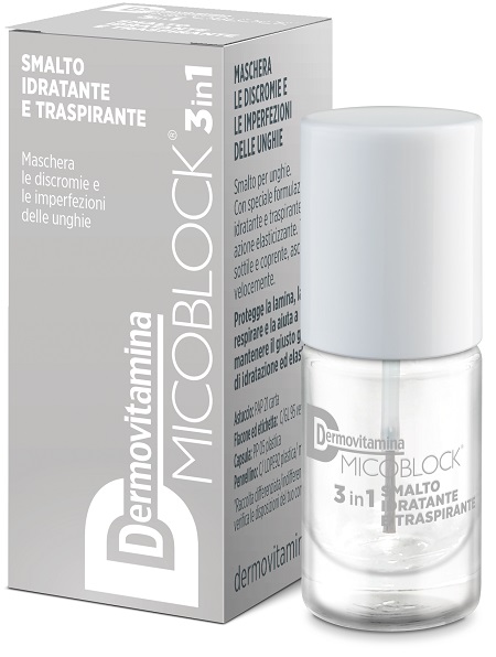 DERMOVITAMINA MICOBLOCK SMALTO BASE&TOP COAT 19 TRASPARENTE 5 ML - farmaidea24.com