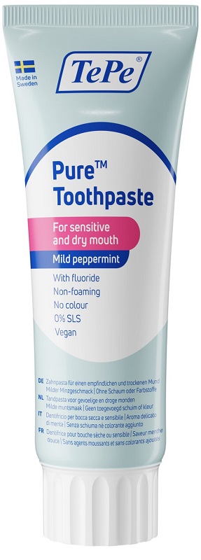 TEPE PURE MENTA PIPERITA DELICATA DENTIFRICIO 75 ML - farmaidea24.com