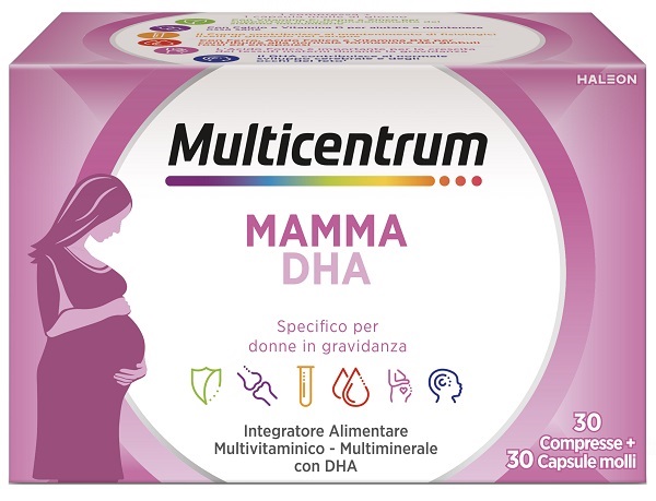 MULTICENTRUM MAMMA DHA 30 COMPRESSE + 30 CAPSULE - farmaidea24.com