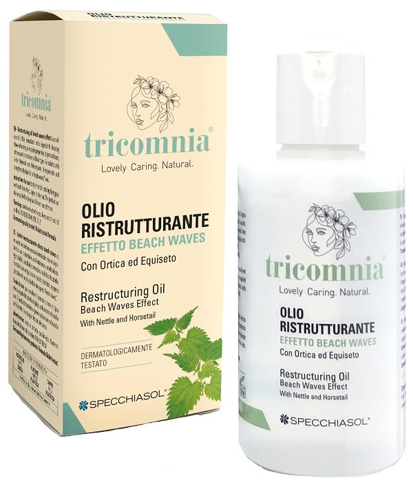 TRICOMNIA OLIO RISTRUTTURANTE EFFETTO BEACH WAVES 50 ML - farmaidea24.com
