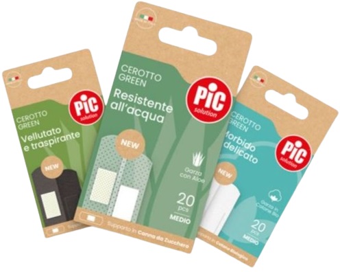 CEROTTO PIC GREEN COTONE BIO STRISCIA 50X6 CM - farmaidea24.com