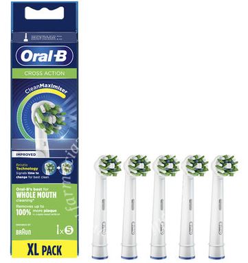 ORALB POWER REFILL EB50 CROSSACTION 5 PEZZI - farmaidea24.com