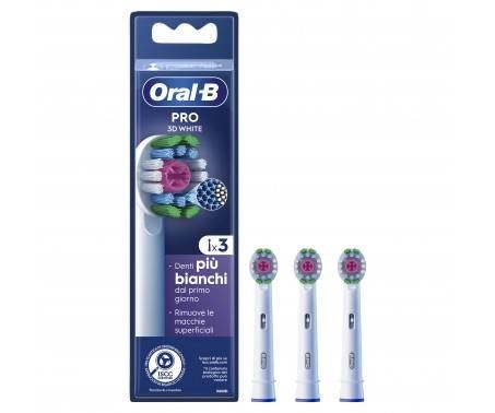ORALB POWER REFILL EB18-3 3D WHITE 3 PEZZI - farmaidea24.com