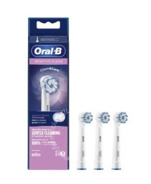 ORALB POWER REFILL EB60-3 SENSITIVE CLEAN 3 PEZZI - farmaidea24.com