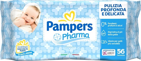 PAMPERS PHARMA SALVIETTE 56 PEZZI - farmaidea24.com