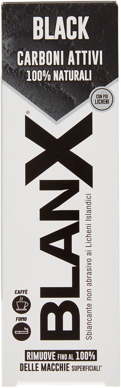 BLANX BLACK CARBONE DENTIFRICIO 75 ML - farmaidea24.com