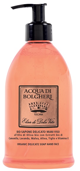 BIO-SAPONE DELICATO MANI VISO ELISIR DI DOLCE VITA 500 ML - farmaidea24.com