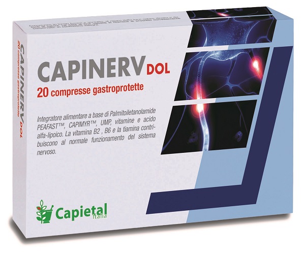 CAPINERV DOL 20 COMPRESSE GASTROPROTETTE - farmaidea24.com