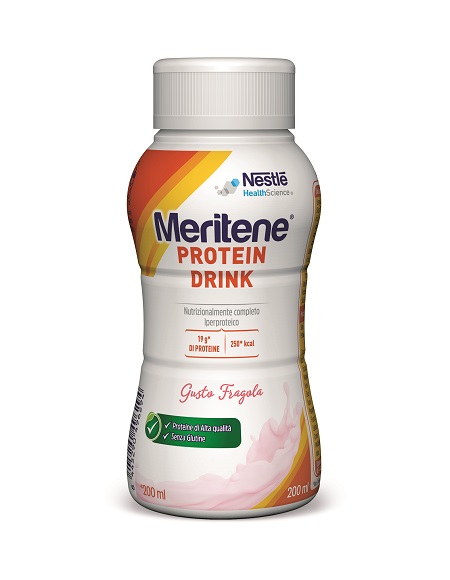 MERITENE PROTEIN DRINK FRAGOLA 200 ML - farmaidea24.com