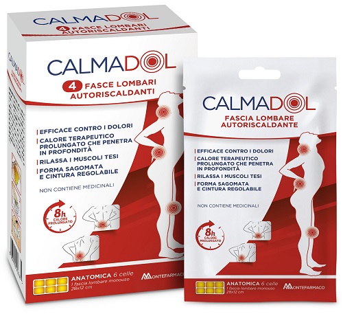 FASCIA LOMBARE CALMADOL 4 PEZZI - farmaidea24.com