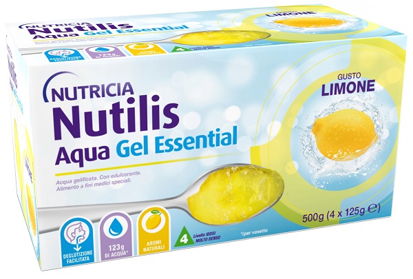 NUTILIS AQUA GEL LIMONE 4 PEZZI DA 125 G - farmaidea24.com