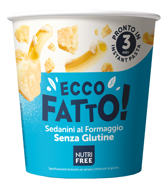 NUTRIFREE ECCO FATTO SEDANINI AL FORMAGGIO 70 G - farmaidea24.com