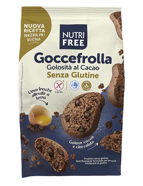 NUTRIFREE GOCCEFROLLA GOLOSITA' AL CACAO 300 G - farmaidea24.com