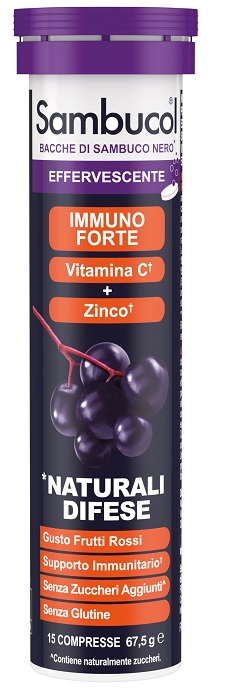 SAMBUCOL EFFERVESCENTE 15 COMPRESSE - farmaidea24.com