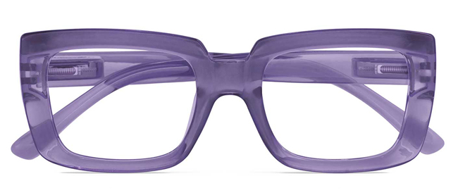 OCCHIALE DA LETTURA PREMONTATO TWINS GOLD MAESTRALE VIOLA +1.00 DIOTTRIA 1 PAIO - farmaidea24.com