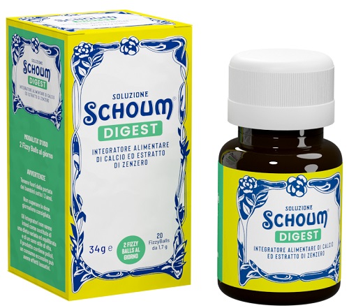 SOLUZIONE SCHOUM DIGEST 20 FIZZY BALL - farmaidea24.com