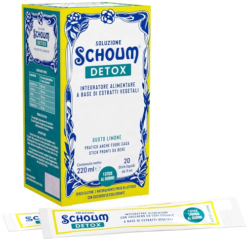 SOLUZIONE SCHOUM DETOX 20 STICK - farmaidea24.com