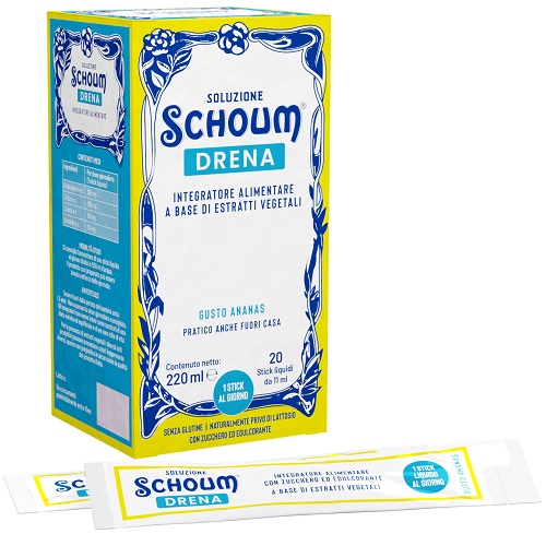 SOLUZIONE SCHOUM DRENA 20 STICK - farmaidea24.com